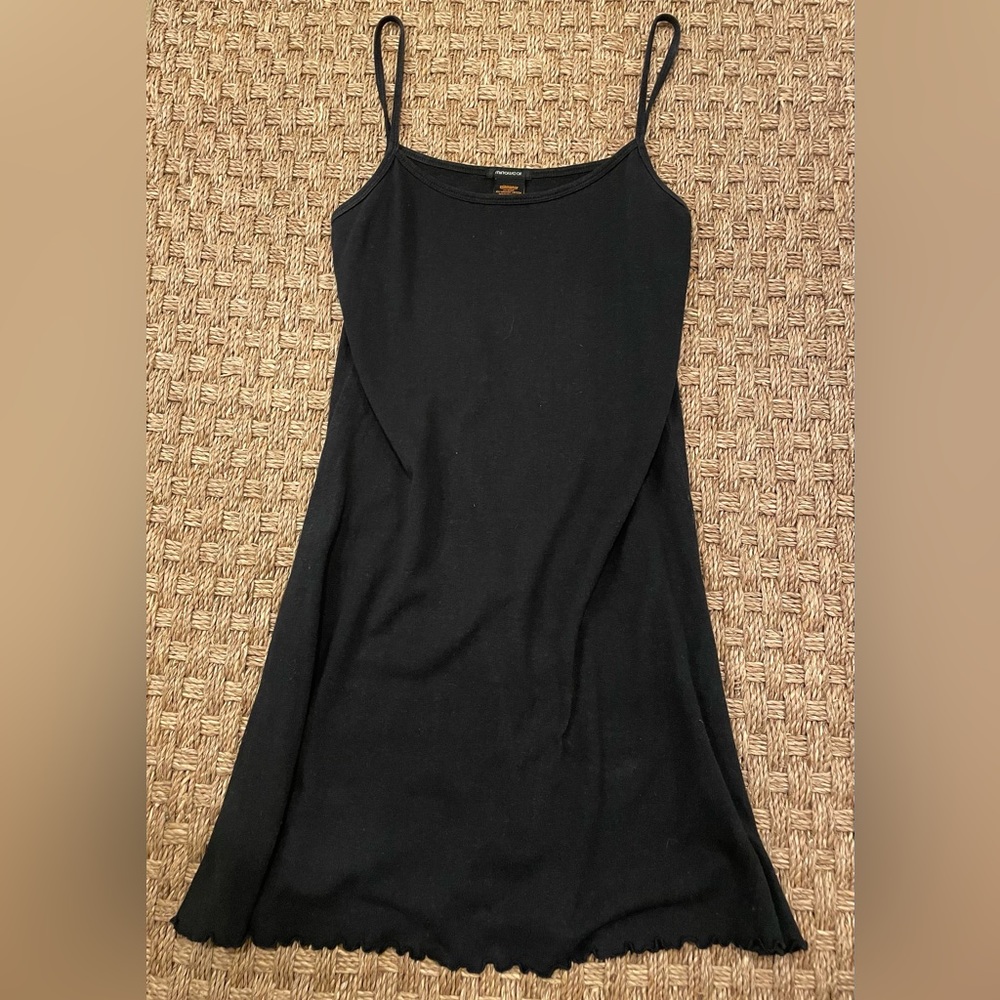 Minawear Spaghetti Strap Hemp Organic Cotton Mini Dress